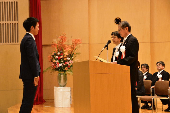 令和元年度前期末学位記授与式を挙行しました＜9月19日（木）＞