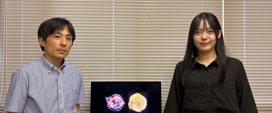 理工学部物理学科※2026年度より理工学部宇宙理学・量子物理工学科　准教授　田中 孝明　×　経営学部　内田 光優