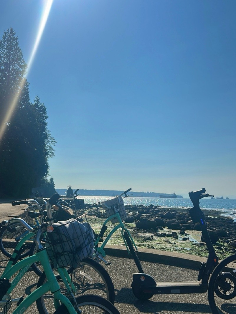 森と潮風を感じながら――カナダでのサイクリング