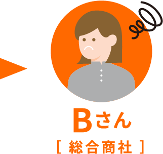 Bさん　総合商社